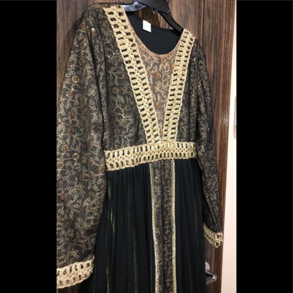 Kaftan Abaya Thobe Dress Fits Size Medium - XL NEW - Picture 6 of 8